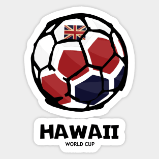 Hawaii Football Country Flag Sticker